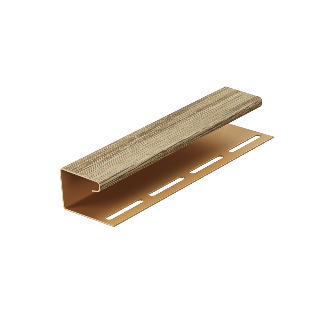 j-профиль 16 мм, орех