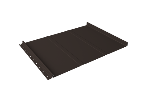 Кликфальц Line Grand Line 0.5 Satin с пленкой на замках RR 32 темно-коричневый