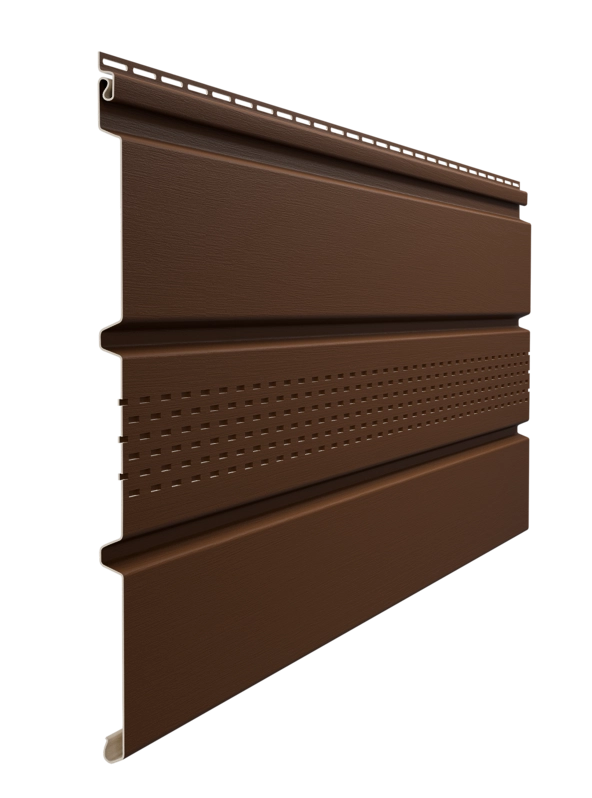 Софит Docke Standard, T4 с центральной перфорацией, каштан