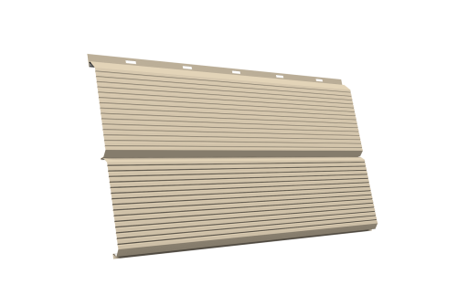 ЭкоБрус 0,345 Gofr GL 0.45 PE с пленкой RAL 1015 светлая слоновая кость