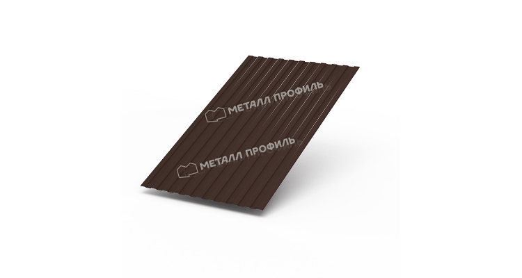 Профнастил С8 x 1150 B PURETAN 20 RAL 8017 лист 0,5 мм