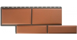 Панель Камень Флорентийский Терракотовый 1000*420*20мм (уп-ка 10)