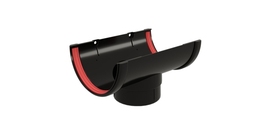 Воронка Классика 120 ПВХ GL черный (RAL 9005)