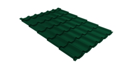 Металлочерепица классик 0,4 PE RAL 6005 зеленый мох