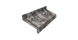 Отлив простой 50 0,45 Print Elite Fine Stone TwinColor (3м)