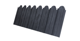 Профнастил C10A фигурный 0.45 Print Premium Grey Wood TwinColor