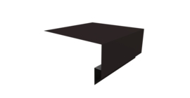 Планка околооконная сложная Блок-хаус new 250х75х27 0,45 PE с пленкой RAL 9005 черный (2м)