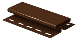 Соединительная планка сайдинга 3050 ЮП (уп 10 шт), цвет коричневый