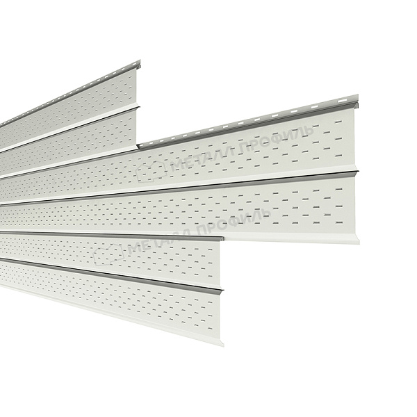 Софит Металл Профиль перфор. Lбрус-XL-14х335 (ПЭ-01-9002-0.45)