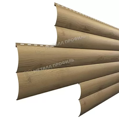 Сайдинг Металл Профиль Woodstock-Т-28х330 (ECOSTEEL_MA-01-Сосна-0.5)
