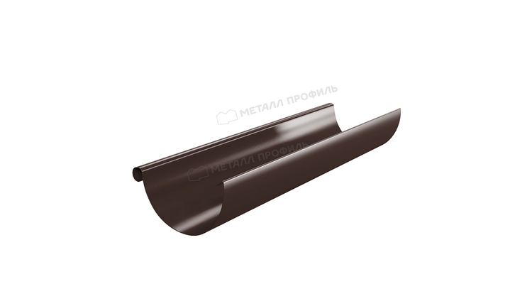 Желоб водосточный Металл Профиль GRANDSYSTEM D125х3000 RAL 8017