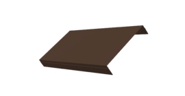 Ламель обратная 150 забора жалюзи Texas 0.5 Atlas X с пленкой RAL 8017 шоколад