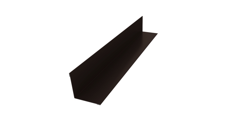 Угол внутренний 50х50 0,5 Drap TX RR 32 темно-коричневый (3м)