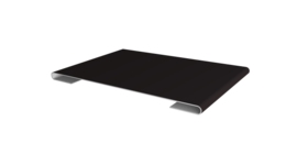 Планка стыковочная 0,45 Drap TX RAL 9005 черный (3м)