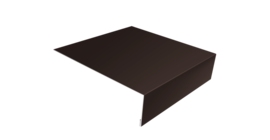 Планка лобовая/околооконная простая 190х50 0,45 Drap RR 32 темно-коричневый (2м)