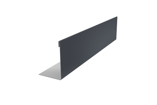 Нащельник 150 Texas 25х35 0,45 Drap TX RAL 7024 мокрый асфальт (L1,5)