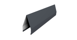 Ламель забора жалюзи Tokyo 0,5 Rooftop Бархат RAL 7024 мокрый асфальт