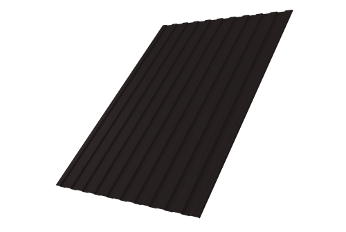 Профнастил С8А 0,45 Drap RAL 9005 черный